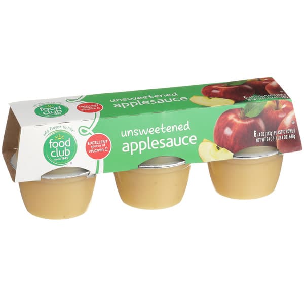 Food Club Unsweetened Applesauce