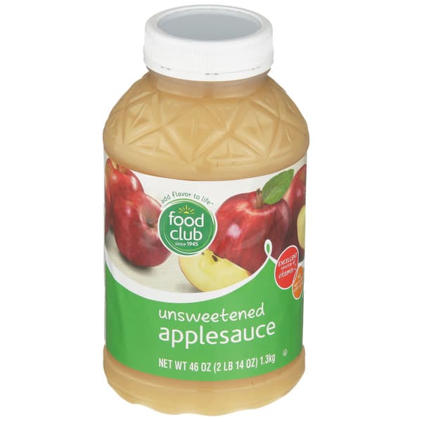 Food Club Applesauce Unsweetened