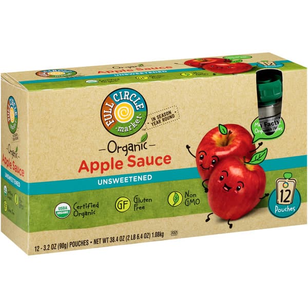 Full Circle Market Unsweetened Apple Sauce