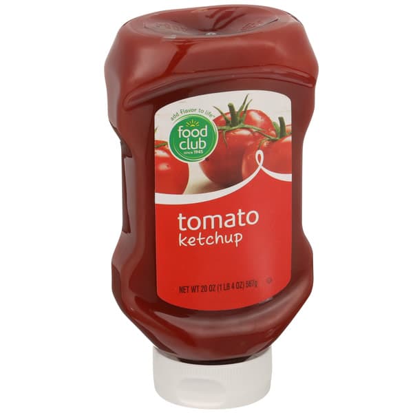 Food Club Tomato Easy To Squeeze Ketchup Plastic