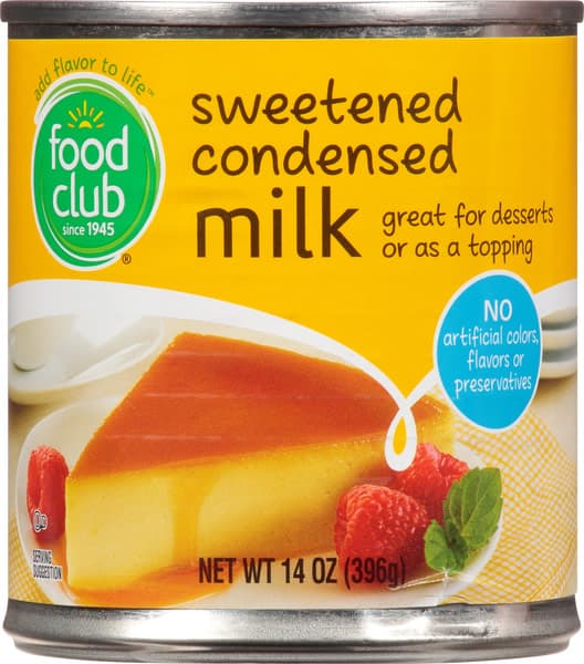 Food Club, Sweetened Condensed Milk