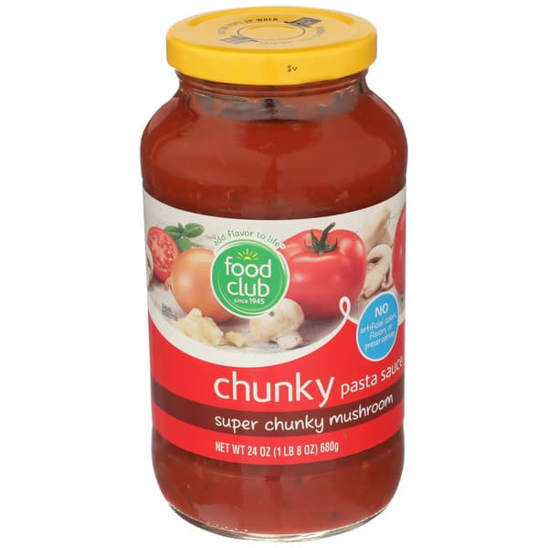 Food Club Super Chunky Mushroom Pasta Sauce
