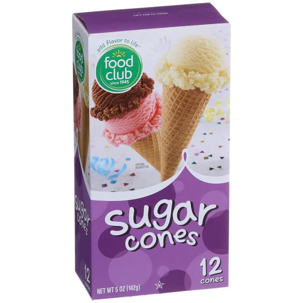 Food Club Sugar Cones