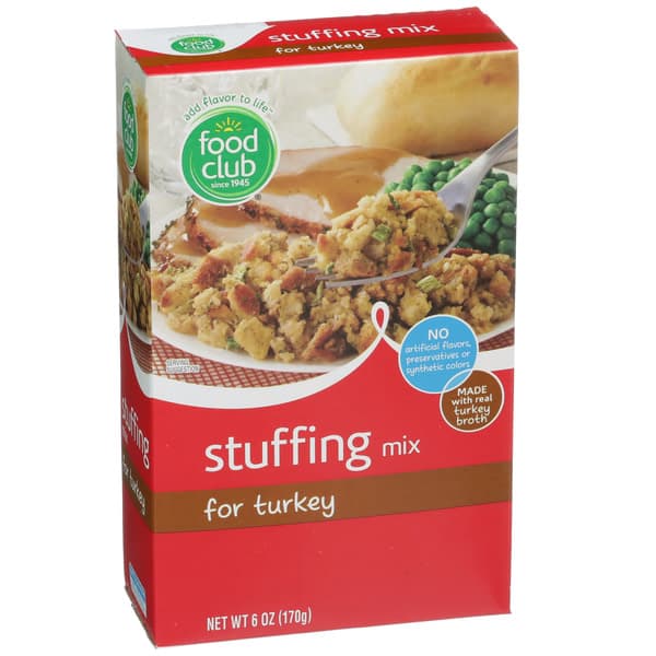 Food Club Stuffing Mix For Turkey