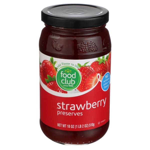 Food Club Strawberry Preserves