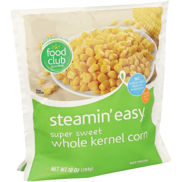 Food Club Steamin' Easy Super Sweet Whole Kernel Corn