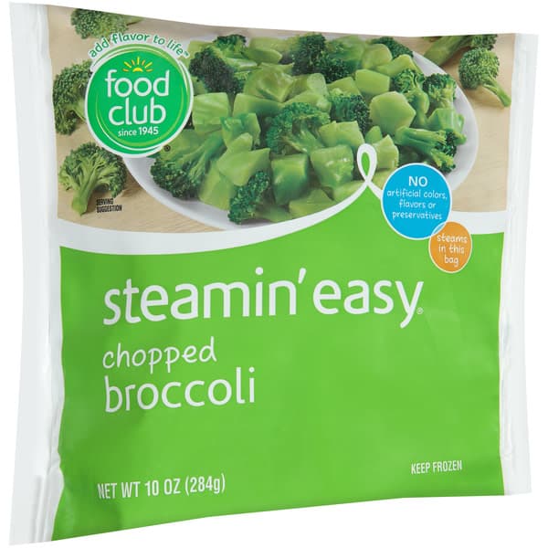 Food Club Steamin' Easy Chopped Broccoli