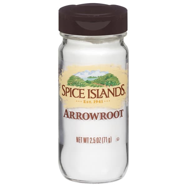 Spice Islands Arrowroot. Jar