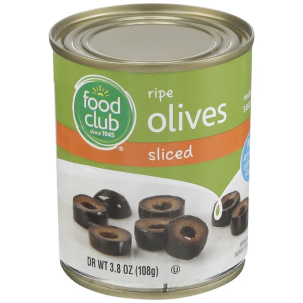 Food Club Ripe Sliced Olives Olives