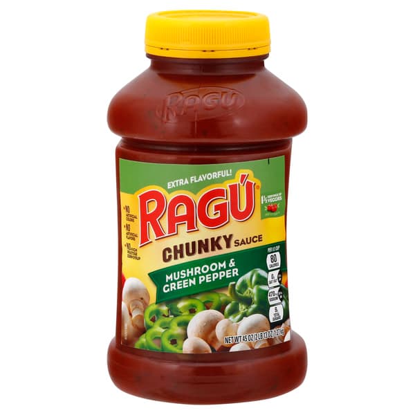 Ragu Chunky Sauce Mushroom & Green Pepper