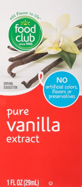 Food Club Pure Vanilla Extract