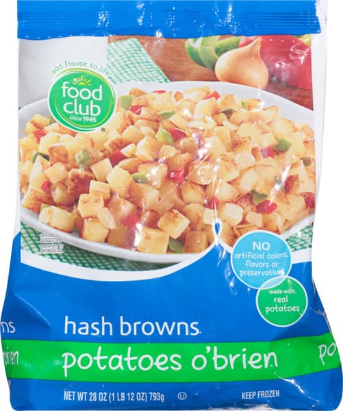 Food Club Potatoes O'Brien Hash Browns