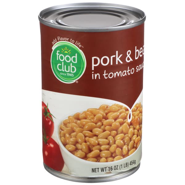 Food Club Pork & Beans In Tomato Sauce