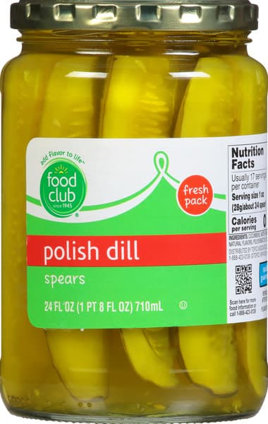 Food Club Polish Dill Spears