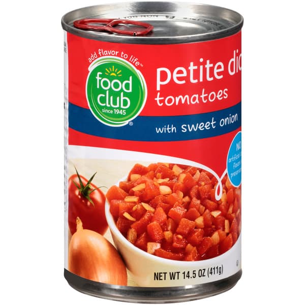 Petite Diced Tomatoes With Sweet Onion