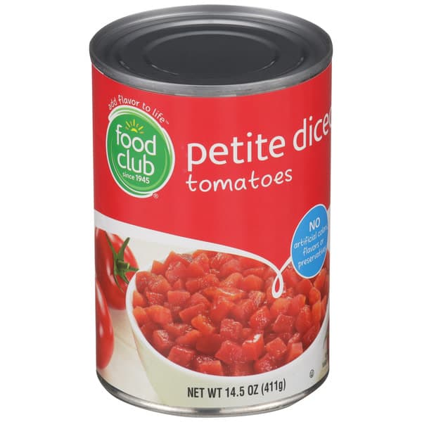 Food Club Petite Diced Tomatoes