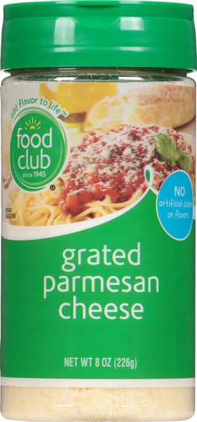 Food Club Grated Parmesan Cheese