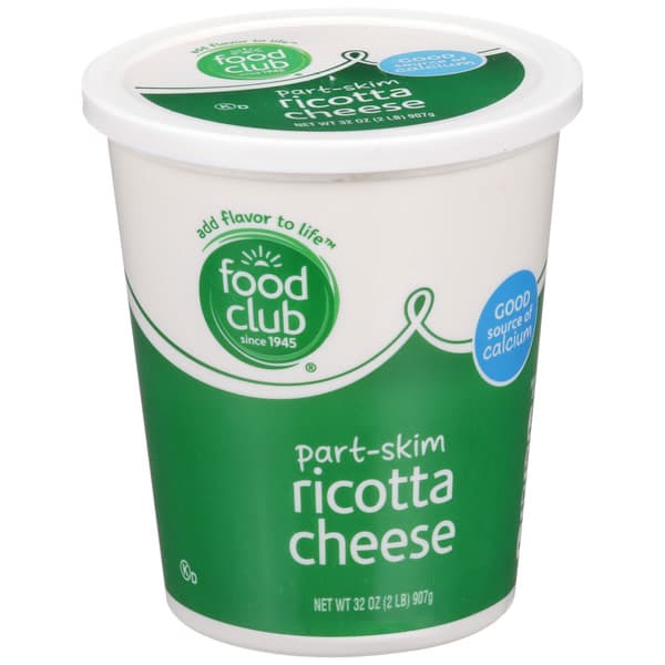 Food Club Part-Skim Ricotta Cheese