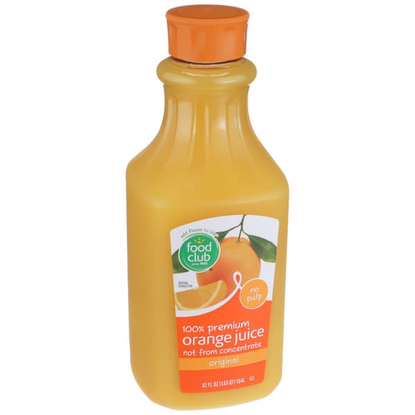 Food Club Original 100% Premium Orange Juice