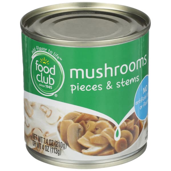 Food Club Stems & Pieces Mushrooms