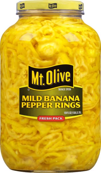 Mt Olive Banana Pepper Rings Mild Fresh