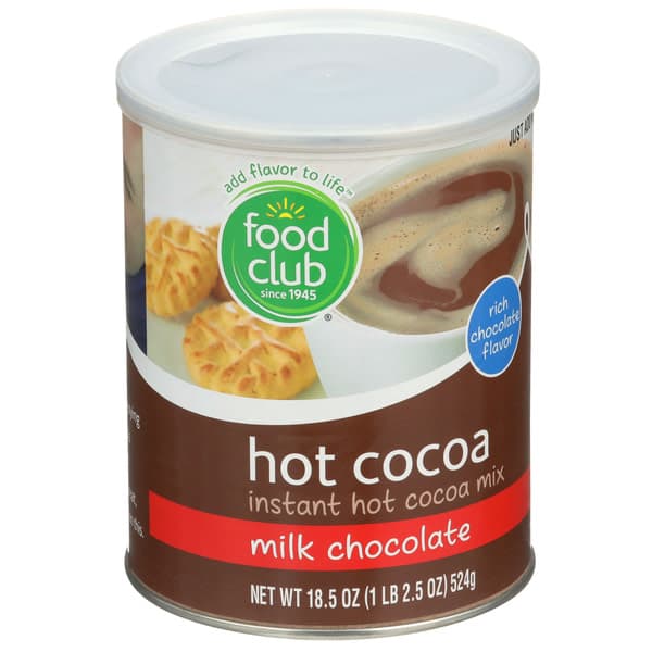 Food Club Milk Chocolate Flavored Instant Hot Cocoa Mix
