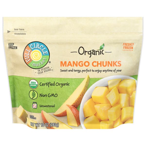 Full Circle Market Organic Unsweetened Mango Chunks