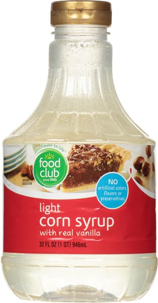 Food Club Light Corn Syrup With Real Vanilla