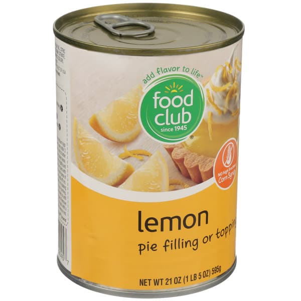 Food Club Lemon Pie Filling Or Topping