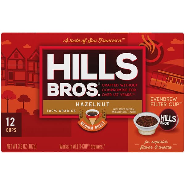 Hills Bros. Coffee Medium Roast Hazelnut