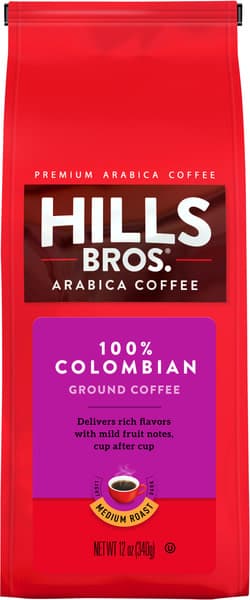 Hills Bros. Coffee 100% Arabica Ground Medium Roast