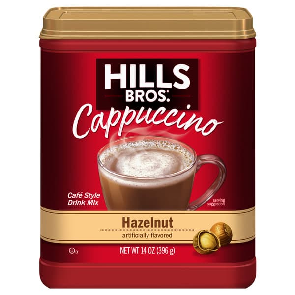 Hills Bros. Hazelnut Cappuccino Cafe Style Drink Mix
