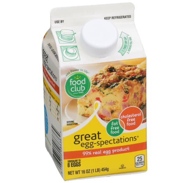 Food Club Great Egg-Spectations 99% Real Egg Product