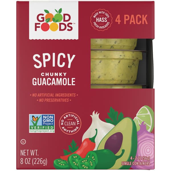 Good Foods Spicy Chunky Guacamole