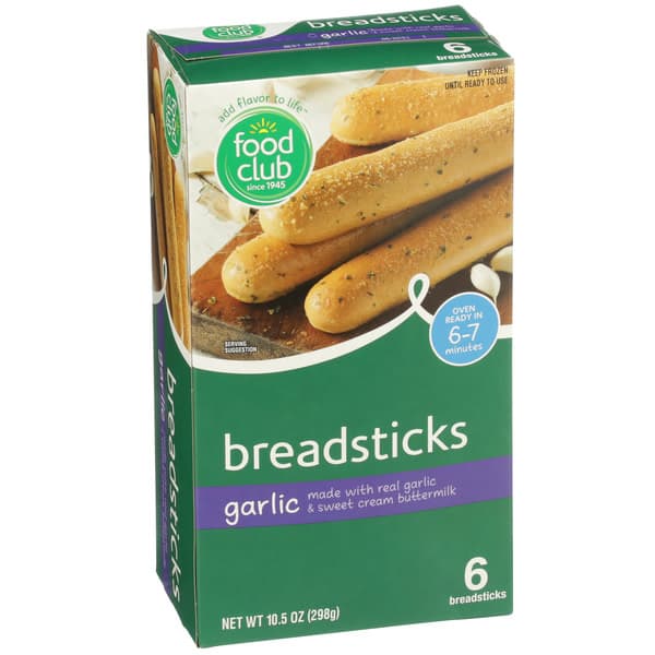 Food Club Garlic Breadsticks