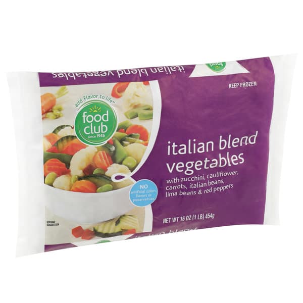 Food Club Italian Blend Vegetables With Zucchini Cauliflower