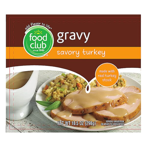 Food Club Gravy Savory Turkey