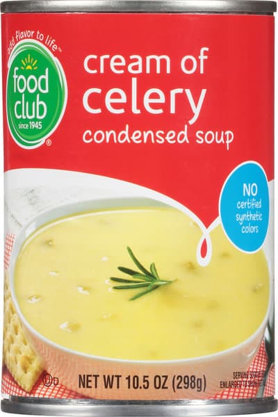 Food Club Cream Of Celery Condensed Soup