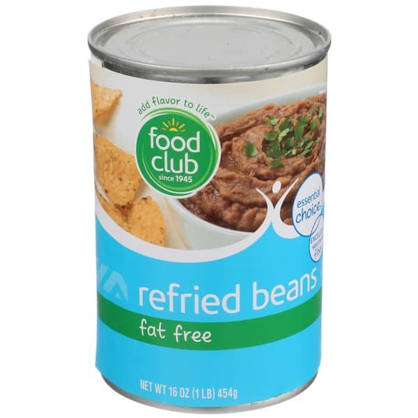 Food Club Mexican Style Fat Free Refried Beans