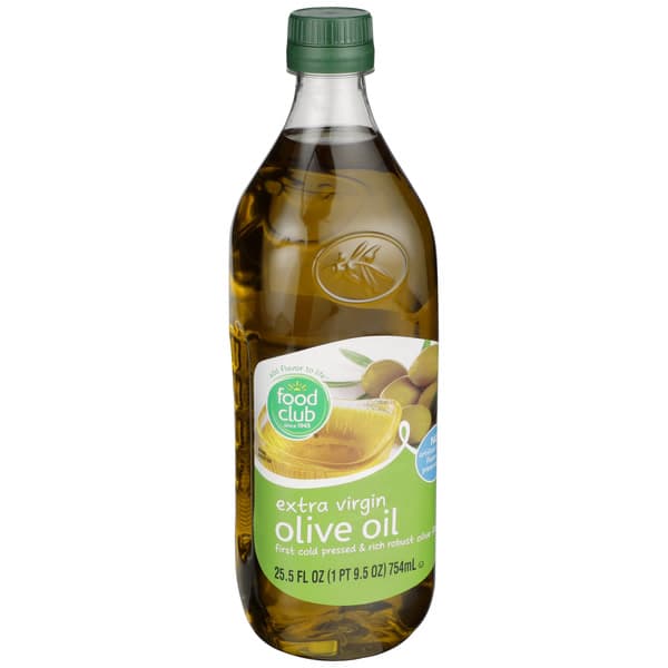 Food Club 100% Extra Virgin First Pressed Olive Oil Plastic
