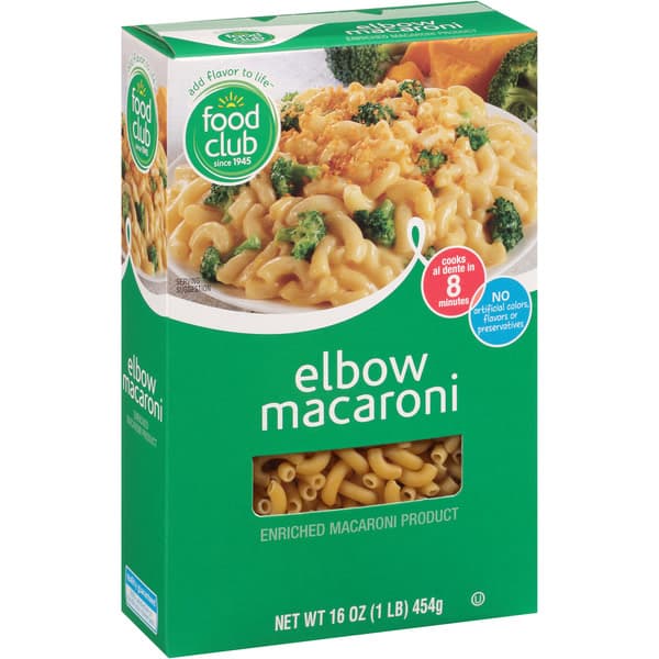 Food Club Enriched Macaroni Product Elbow Macaroni