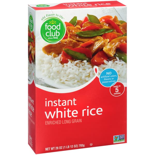Food Club Enriched Long Grain Instant White Rice