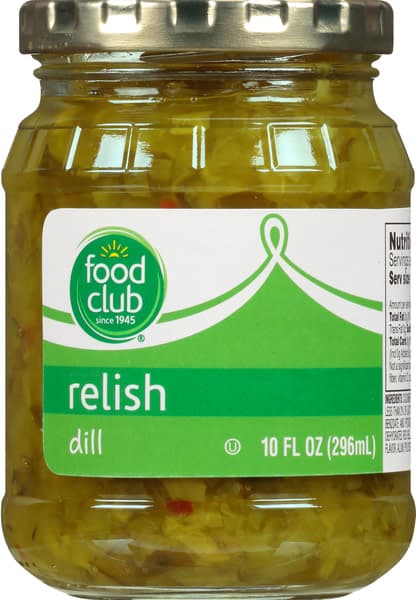 Food Club Dill Pickle Relish Jar