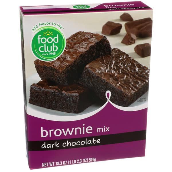 Food Club Dark Chocolate Brownie Mix