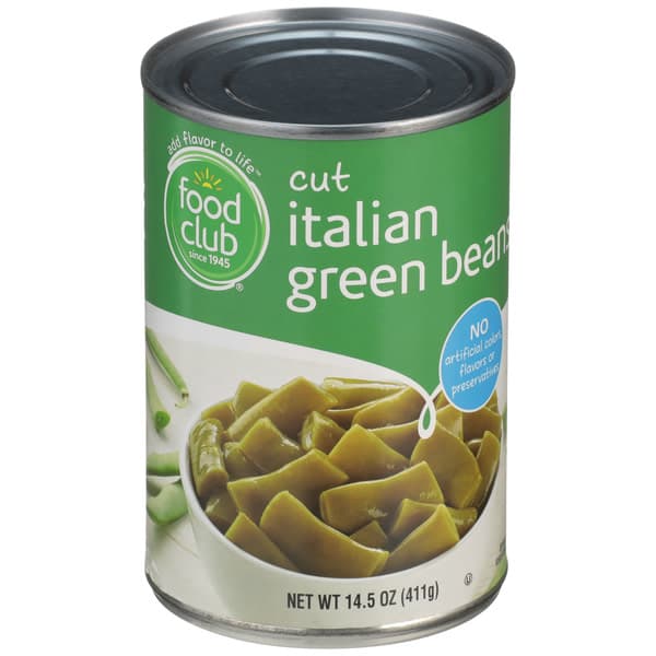 Food Club Cut Italian Green Beans