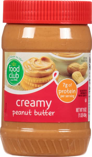 Food Club Creamy Peanut Butter