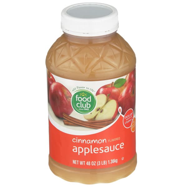 Food Club Cinnamon Flavored Applesauce