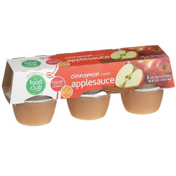 Food Club Cinnamon Applesauce