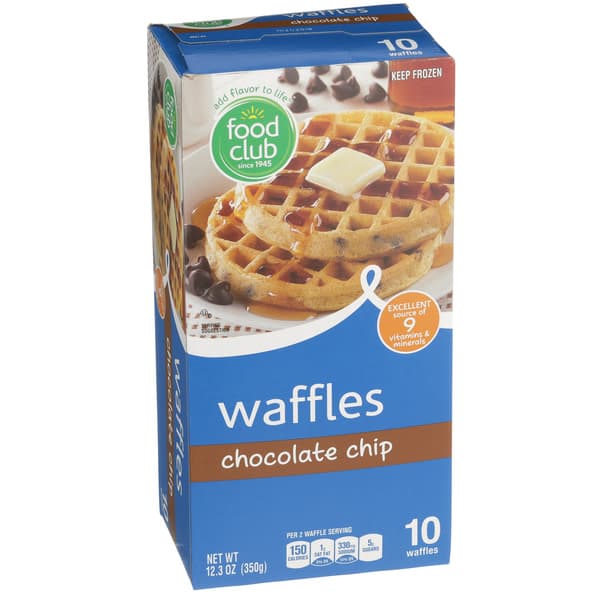 Food Club Chocolate Chip Waffles