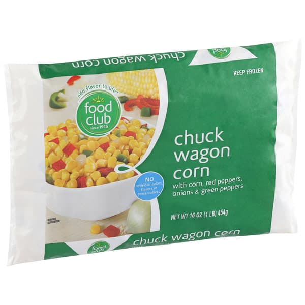 Food Club Chuck Wagon Corn With Red Peppers